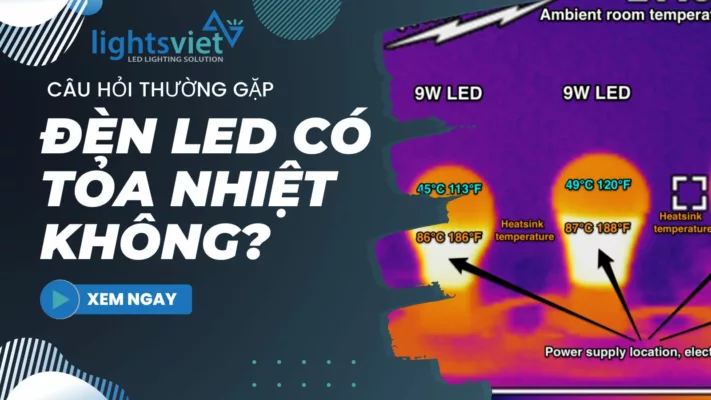 Đèn LED có tỏa nhiệt không