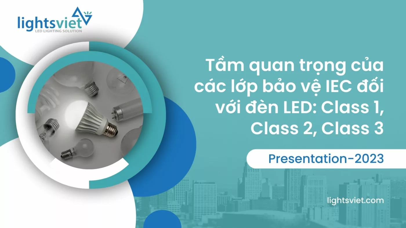 Tầm quan trọng của các lớp bảo vệ IEC đối với đèn LED Class 1, Class 2, Class 3